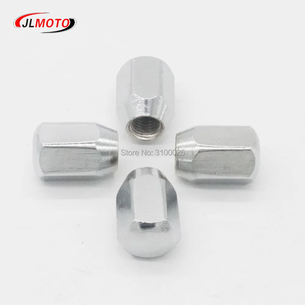 4pcs M10X18 Chrome Wheel Hub Nut Fit For Alloy Aluminum Rim Wheel ATV Scooter Buggy UTV Quad Bike Go Kart Vehicle Moto Parts
4pcs M10X18 Chrome Wheel Hub Nut Fit For Alloy Aluminum Rim Wheel ATV Scooter Buggy UTV Quad Bike Go Kart Vehicle Moto Parts