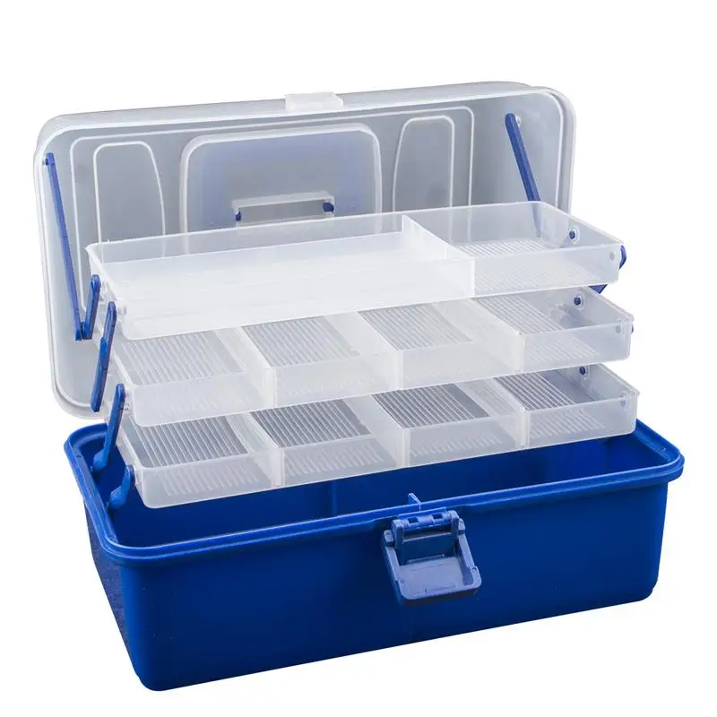 4 Layer Fishing Storage Box movable Lure Bait Hooks Tackle Tool Container with Handle Plastic Case Organizer Portable Outdoor
4 Layer Fishing Storage Box movable Lure Bait Hooks Tackle Tool Container with Handle Plastic Case Organizer Portable Outdoor