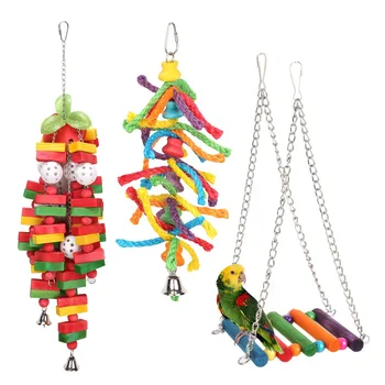 IALJ Top 3 Pack Bird Parrot Toys Set Hanging Bell Pet Bird Cage Hammock Swing Toy Hanging Toy For Small Parakeets Cockatiels,
IALJ Top 3 Pack Bird Parrot Toys Set Hanging Bell Pet Bird Cage Hammock Swing Toy Hanging Toy For Small Parakeets Cockatiels,