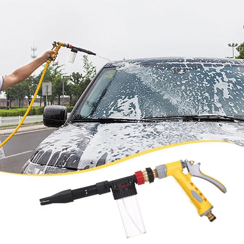 Foam Pot Car Wash Tools High Pressure Spray Gun Copper Water Gun Hose Sprayer Automobile High Pressure Power Water Jet
Foam Pot Car Wash Tools High Pressure Spray Gun Copper Water Gun Hose Sprayer Automobile High Pressure Power Water Jet