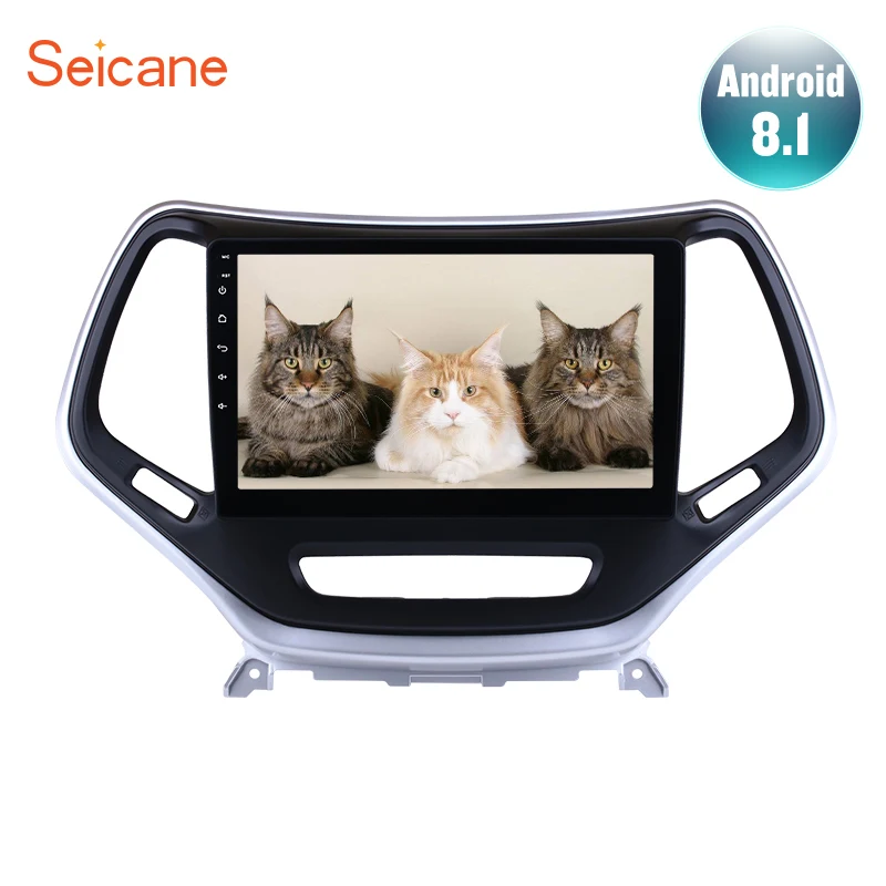 Seicane 10.1 inch Android 8.1/7.1 Head Unit Player for 2016 Jeep Grand Cherokee Car GPS Navigation Radio Steering Wheel Control
Seicane 10.1 inch Android 8.1/7.1 Head Unit Player for 2016 Jeep Grand Cherokee Car GPS Navigation Radio Steering Wheel Control