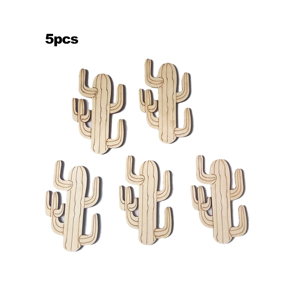 5pcs Natural Cactus Shaped Wooden Slices Craft DIY Embellishments Wood Piece Handmade Home Party Festival Decoration Ornaments
5pcs Natural Cactus Shaped Wooden Slices Craft DIY Embellishments Wood Piece Handmade Home Party Festival Decoration Ornaments