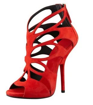 2019 Sandals Women Solid Color Red Purple Sexy Hollow Pattern in Open toe High Thin Heel Platform Sandal Shoes Ankle Zipper
2019 Sandals Women Solid Color Red Purple Sexy Hollow Pattern in Open toe High Thin Heel Platform Sandal Shoes Ankle Zipper
