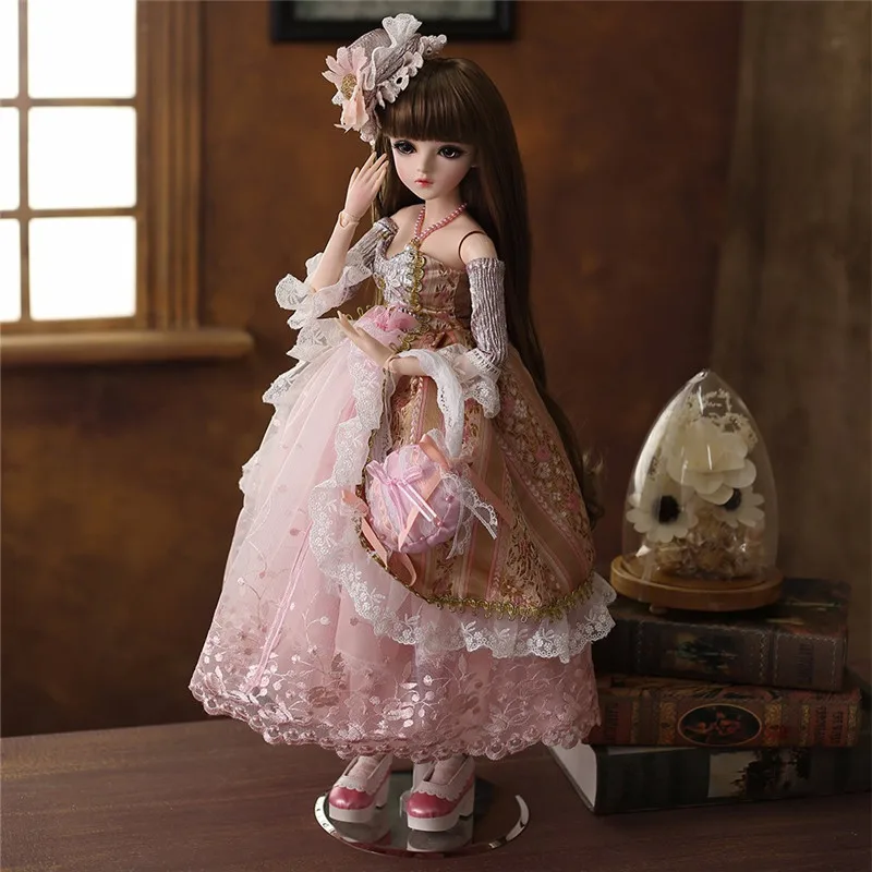 60CM Upgrade 18 Moveable Joints 1/3 BJD Doll Eyes Changeable Silicone Reborn Doll DIY Toys For Girls Gift With Accessories
60CM Upgrade 18 Moveable Joints 1/3 BJD Doll Eyes Changeable Silicone Reborn Doll DIY Toys For Girls Gift With Accessories