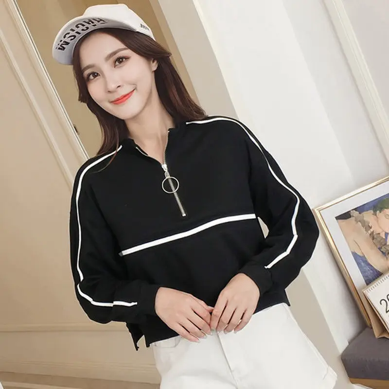 Korean Women Fashion Long Sleeve Zipper Hoodie Sweatshirt Casual Coat Pullover Tops Jacket Clothes
Korean Women Fashion Long Sleeve Zipper Hoodie Sweatshirt Casual Coat Pullover Tops Jacket Clothes