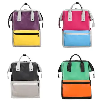 PU Maternity Diaper Bags 20L Mummy Backpacks Fashion Patchwork Mother Travel Shoulder Bags Waterproof Baby Nappy Nursing Bag
PU Maternity Diaper Bags 20L Mummy Backpacks Fashion Patchwork Mother Travel Shoulder Bags Waterproof Baby Nappy Nursing Bag