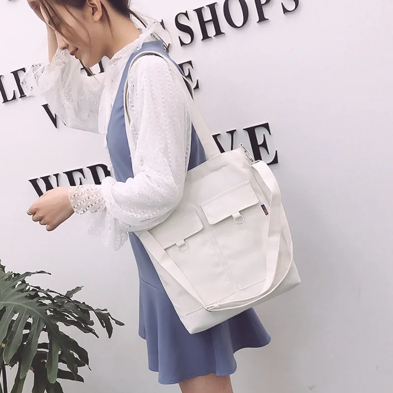 New Fold Casual Minimalist Literary Female Handbags Shoulder Bag for women Messenger Bags Student Canvas Black White Yellow Blue
New Fold Casual Minimalist Literary Female Handbags Shoulder Bag for women Messenger Bags Student Canvas Black White Yellow Blue