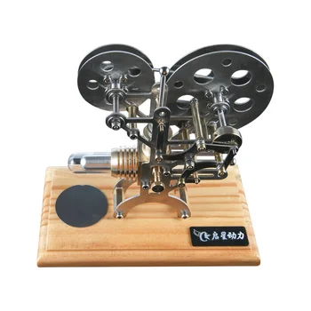 Stainless steel Mini Hot Air Stirling Engine Motor Model Educational Toy Kits Vintage Projector Model
Stainless steel Mini Hot Air Stirling Engine Motor Model Educational Toy Kits Vintage Projector Model
