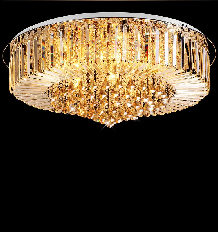 Fashion Ameican K9 crystal Led Creative Luxury Dining hall lamp Villa ceiling light Living room lamp Round
Fashion Ameican K9 crystal Led Creative Luxury Dining hall lamp Villa ceiling light Living room lamp Round