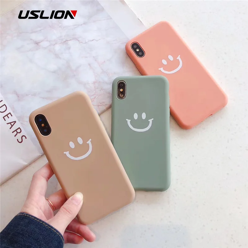 USLION Smile Face Phone Cover For iPhone 6 7 8 Plus X XR XS Max Funny Cartoon Cases For iPhone 6 6S Plus Soft Silicon Back Cover
USLION Smile Face Phone Cover For iPhone 6 7 8 Plus X XR XS Max Funny Cartoon Cases For iPhone 6 6S Plus Soft Silicon Back Cover