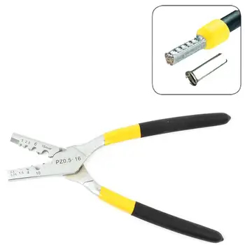 PZ 0.5-16 Crimper Cable Cutter Automatic Wire Stripper Multifunctional Stripping Tools Crimping Pliers Terminal 0.5-16mm
PZ 0.5-16 Crimper Cable Cutter Automatic Wire Stripper Multifunctional Stripping Tools Crimping Pliers Terminal 0.5-16mm