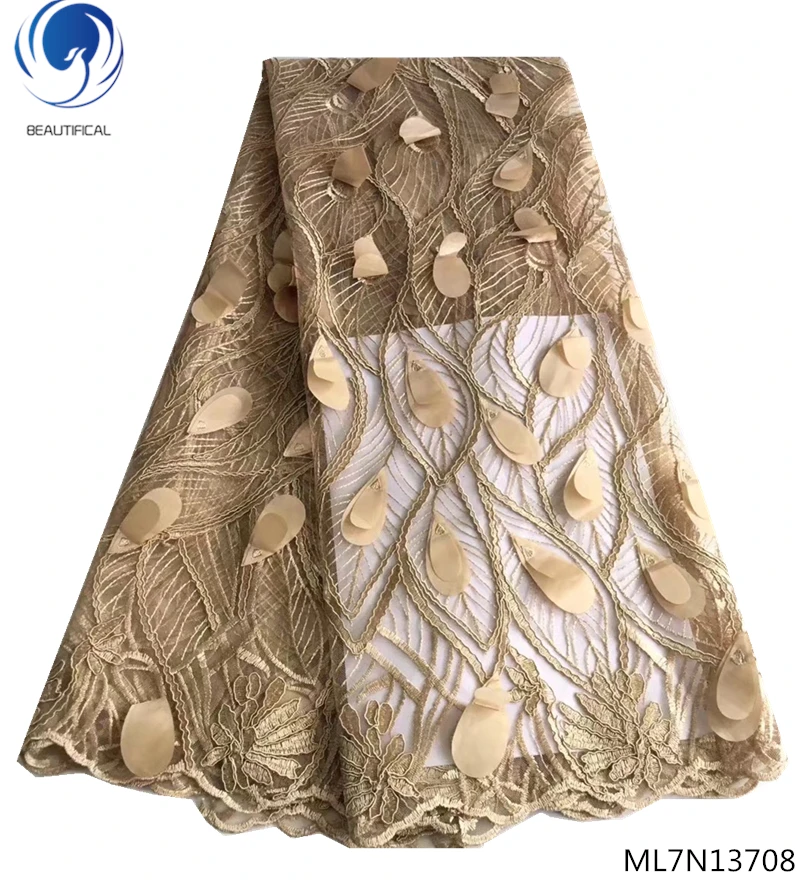 BEAUTIFICAL nigeria tulle lace fabrics with embroidery fashion 5 yards lace fabric african french lace 2019 party ML7N137
BEAUTIFICAL nigeria tulle lace fabrics with embroidery fashion 5 yards lace fabric african french lace 2019 party ML7N137