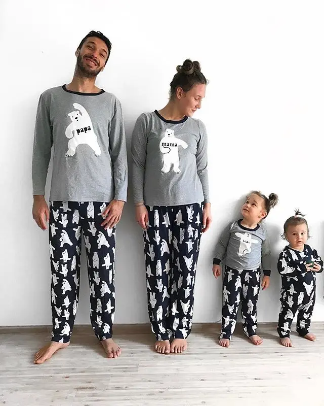 Xmas Family Matching Pajamas Set Adult Women Baby Kids Bear Sleepwear Nightwear Casual Cotton Clothes
Xmas Family Matching Pajamas Set Adult Women Baby Kids Bear Sleepwear Nightwear Casual Cotton Clothes