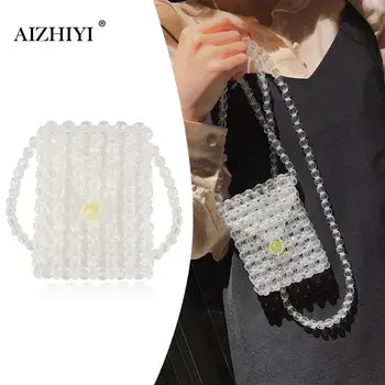 Vintage Tiny Crystal Pearl Mini Messenger Bags Personality Crossbody Cross Body Bags Handmade Knitting Girls Kids Purses Wallets
Vintage Tiny Crystal Pearl Mini Messenger Bags Personality Crossbody Cross Body Bags Handmade Knitting Girls Kids Purses Wallets