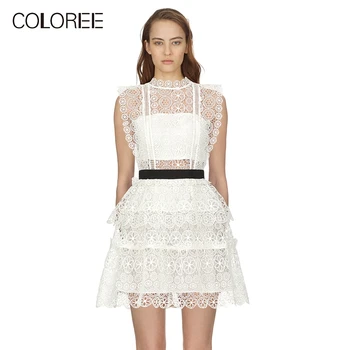 Self Portrait Dress 2019 Summer Women Elegant White Hollow Out Lace Mini Dress Bohemian Short Slim A-line Dress
Self Portrait Dress 2019 Summer Women Elegant White Hollow Out Lace Mini Dress Bohemian Short Slim A-line Dress
