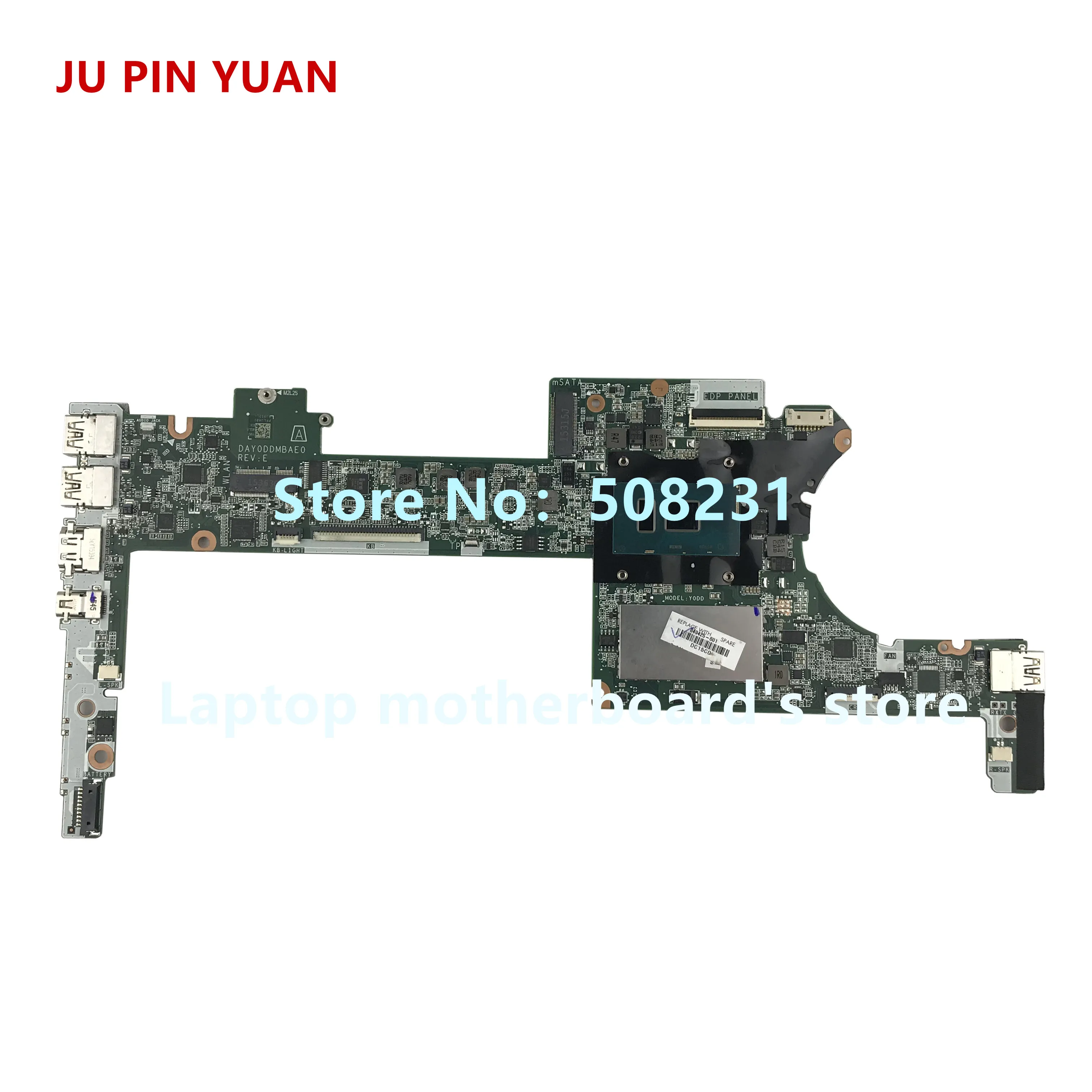 JU PIN YUAN 849425-601 849425-001 DAY0DDMBAE0 mainboard for HP Spectre X360 13-4000 Laptop Motherboard i7-6500U fully Tested
JU PIN YUAN 849425-601 849425-001 DAY0DDMBAE0 mainboard for HP Spectre X360 13-4000 Laptop Motherboard i7-6500U fully Tested