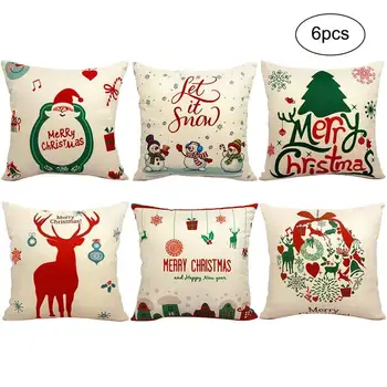 1Set 6PCS christmas pillow covers decorative Pillows cover home decorative pillowcase sofa Throw Pillows Cases Decor #SO
1Set 6PCS christmas pillow covers decorative Pillows cover home decorative pillowcase sofa Throw Pillows Cases Decor #SO