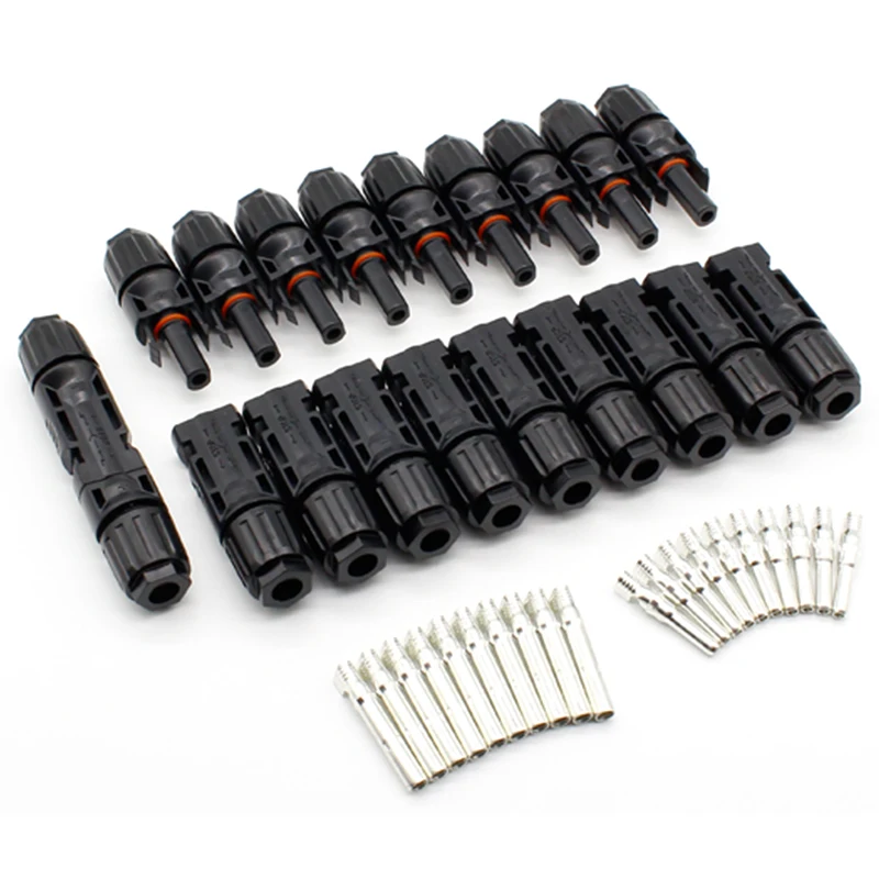 BIFI-10 Pairs x MC4 Solar Panel Connect Connector male and female, 30A 1000V for PV cable 2.5/4/6mm
BIFI-10 Pairs x MC4 Solar Panel Connect Connector male and female, 30A 1000V for PV cable 2.5/4/6mm