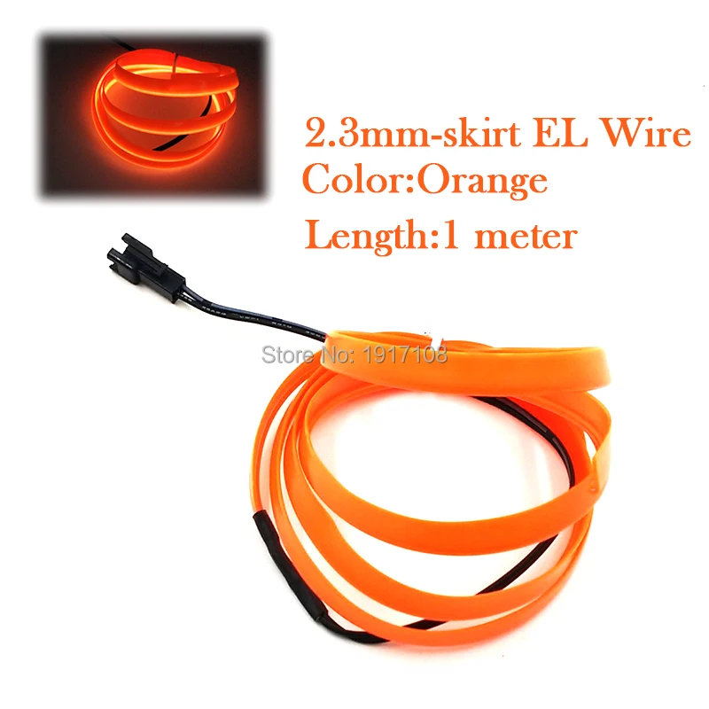 Cheap 2.3mm-skirt EL Wire Orange LED Neon Light Colorful LED Strip Luminous Decorations not includ Inverter
Cheap 2.3mm-skirt EL Wire Orange LED Neon Light Colorful LED Strip Luminous Decorations not includ Inverter