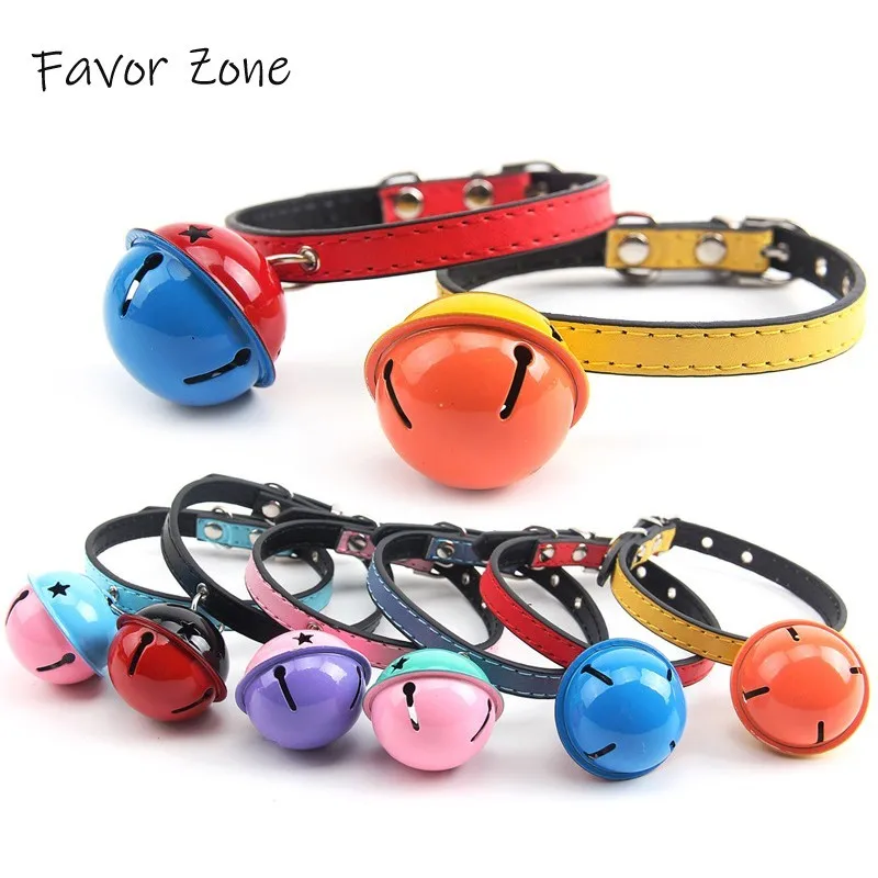 Bell Dog Collar PU Leather Collar For Cat Adjustable Colorful Puppy kittens Collars Leather in Choker Necklace Small Pet Product
Bell Dog Collar PU Leather Collar For Cat Adjustable Colorful Puppy kittens Collars Leather in Choker Necklace Small Pet Product