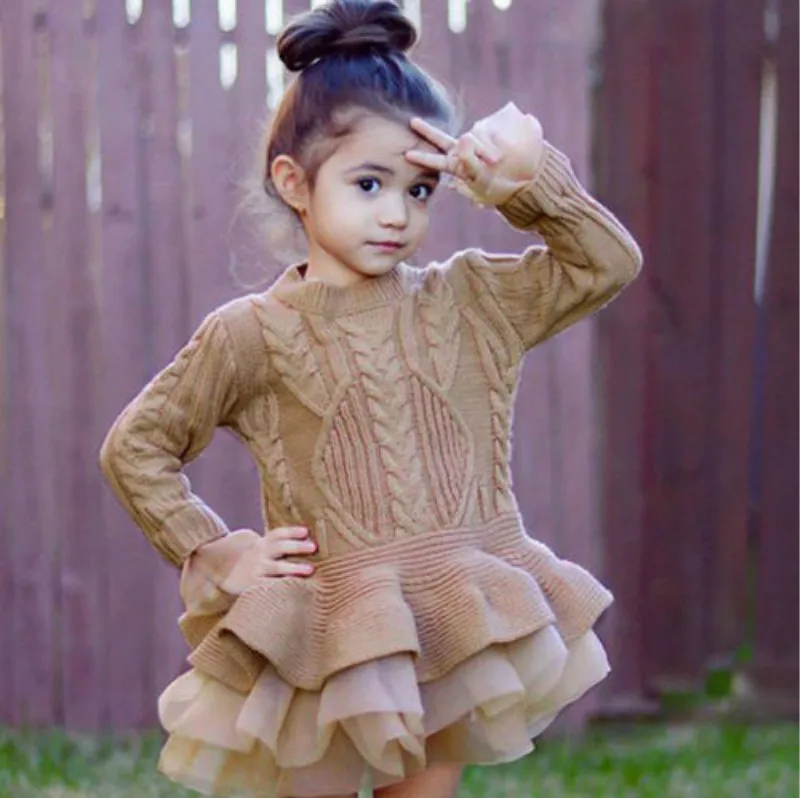 Girls Knitted Sweater Winter Pullovers Crochet Tutu Dress Tops Toddler Clothes Party Gown 3-9Y US
Girls Knitted Sweater Winter Pullovers Crochet Tutu Dress Tops Toddler Clothes Party Gown 3-9Y US