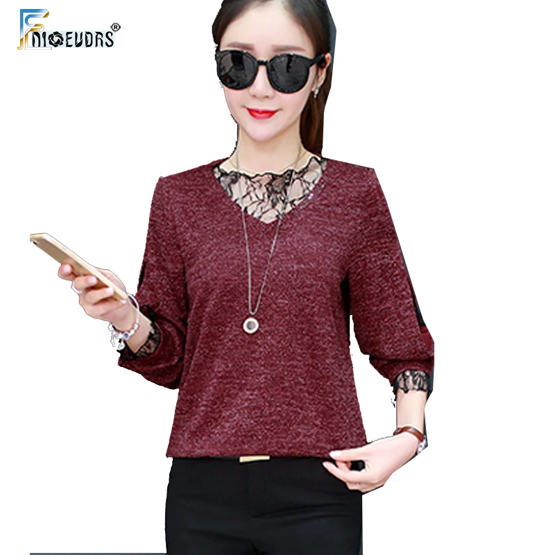 2019 Basic Tshirts Hot Women Fashion Long Sleeve Casual Purple Red Patchwork Tees Mesh Lace Black Hollow Out Top T Shirt F722
2019 Basic Tshirts Hot Women Fashion Long Sleeve Casual Purple Red Patchwork Tees Mesh Lace Black Hollow Out Top T Shirt F722