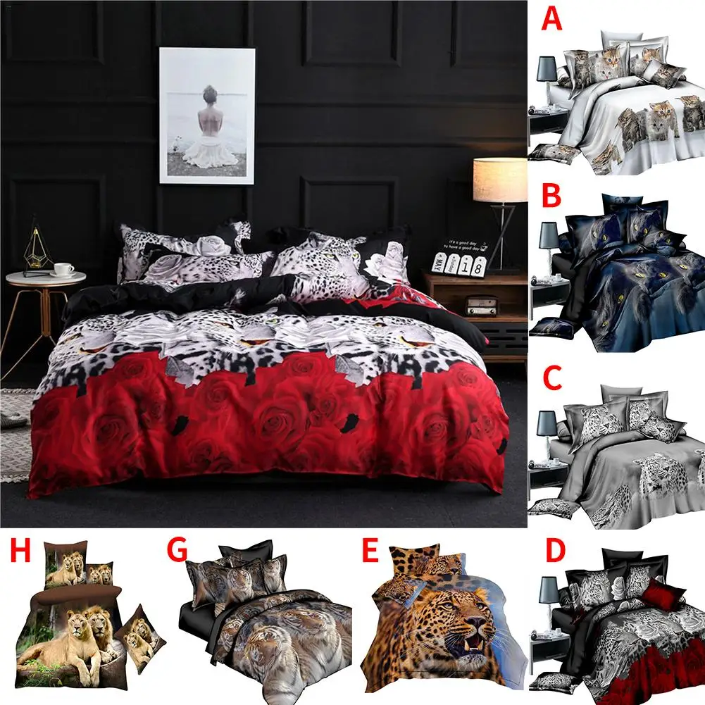 High Quality Bed Sheet 4PCs Set 3D Animal Prints Sanding Quilt Cover Set Including 1 Duvet Cover 1 Flat Sheet 2 Pillowcases
High Quality Bed Sheet 4PCs Set 3D Animal Prints Sanding Quilt Cover Set Including 1 Duvet Cover 1 Flat Sheet 2 Pillowcases