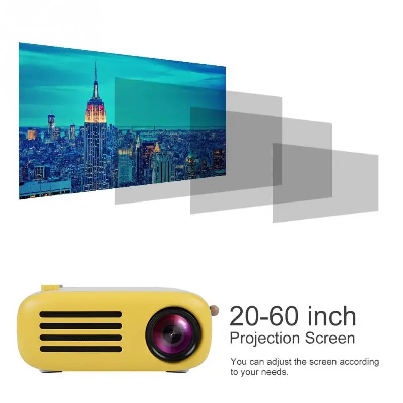 YG200 Mini Home HD 1080P LED Portable Projector HDMI USB Home Cinema Support Computer Phones Projector
YG200 Mini Home HD 1080P LED Portable Projector HDMI USB Home Cinema Support Computer Phones Projector