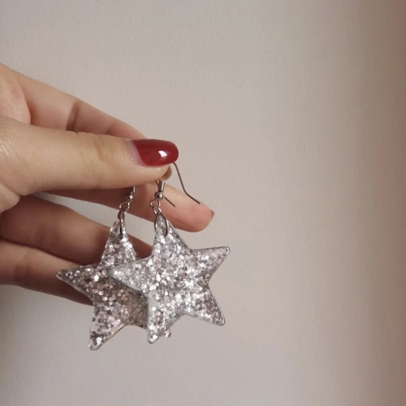 Personalized big Star Drop Earrings 2018 Fashion Jewelry for Women Dangle Earrings Free shipping Party Gift Shining Dainty Heart
Personalized big Star Drop Earrings 2018 Fashion Jewelry for Women Dangle Earrings Free shipping Party Gift Shining Dainty Heart