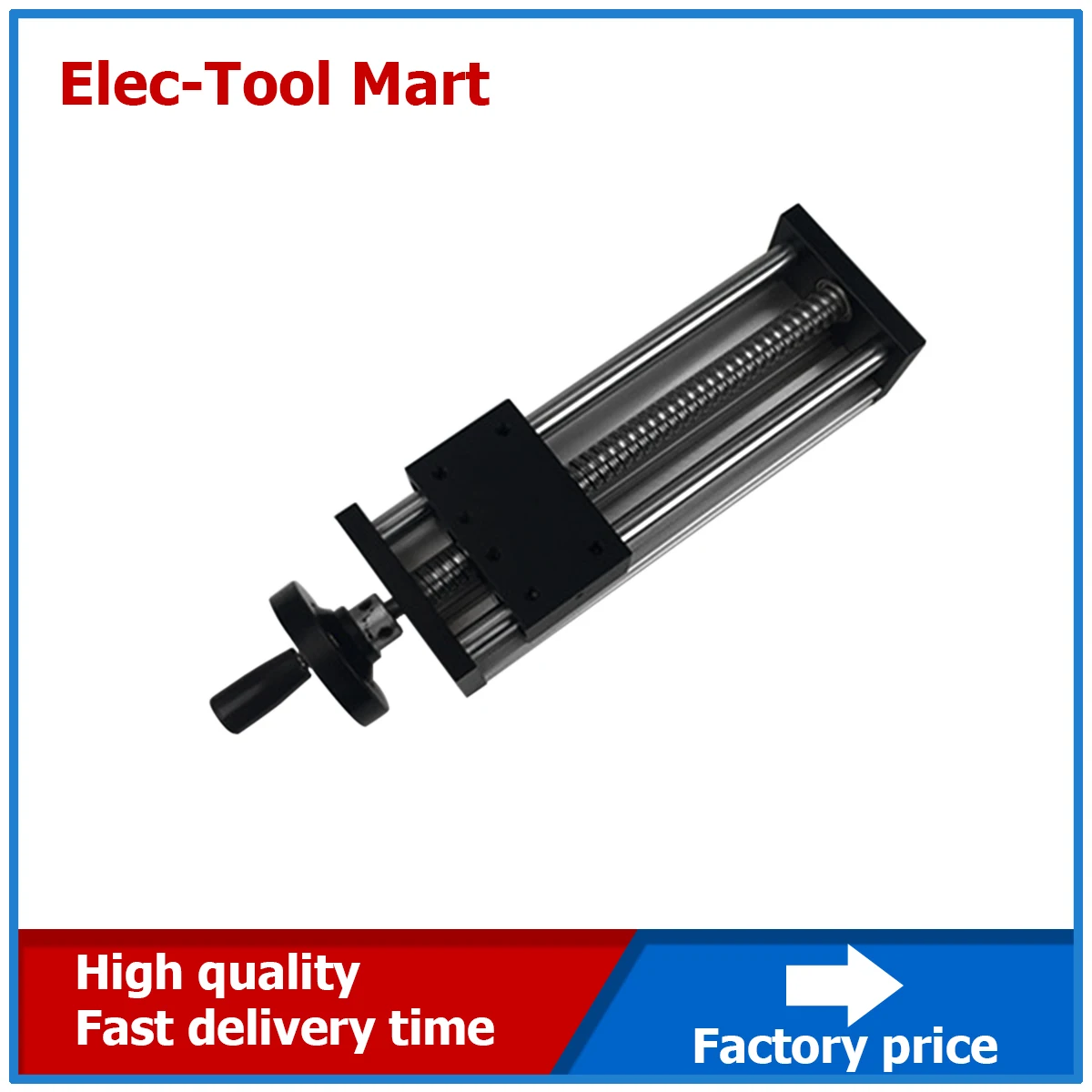Manual Sliding Table Ball Screw Linear Slide Stage CNC Effective stroke 100-600mm
Manual Sliding Table Ball Screw Linear Slide Stage CNC Effective stroke 100-600mm
