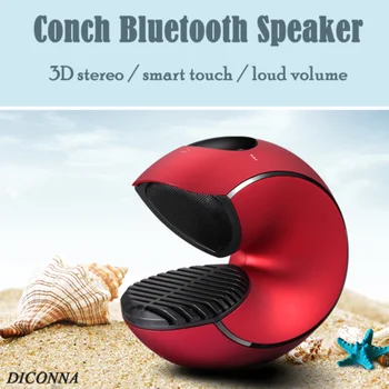 Portable Conch Bluetooth Speaker USB 3D Stereo Bluetooth Waterproof Smart touch Super Radio Speaker volume 3B04
Portable Conch Bluetooth Speaker USB 3D Stereo Bluetooth Waterproof Smart touch Super Radio Speaker volume 3B04