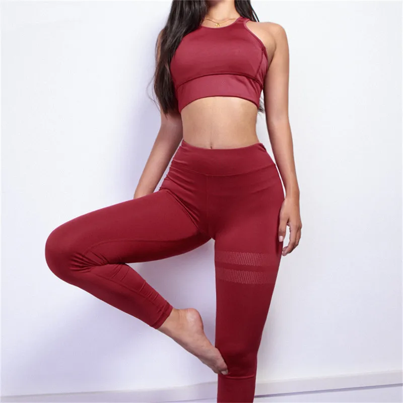 2 piece Set Sport Wear Women Sport Pack Fitness Gym Clothes Needless Sports Bra Leggings Workout Running Training Packages
2 piece Set Sport Wear Women Sport Pack Fitness Gym Clothes Needless Sports Bra Leggings Workout Running Training Packages
