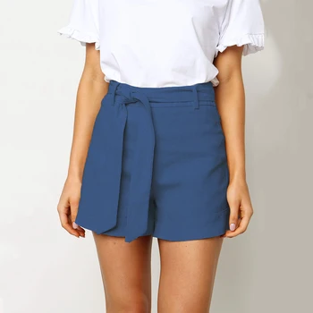 Women Summer Shorts High Waist Solid Lace up Bandage Belt Short Trousers Women 4 Colors Casual Ruffle Hot Shorts
Women Summer Shorts High Waist Solid Lace up Bandage Belt Short Trousers Women 4 Colors Casual Ruffle Hot Shorts