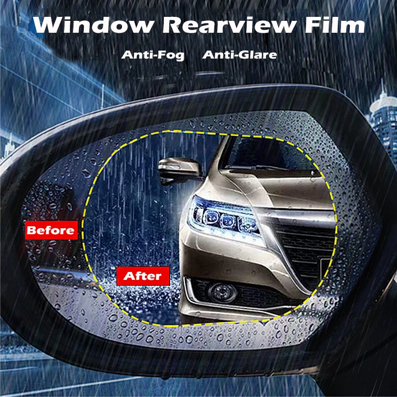 2PCS/set Car Sticker Anti Fog Car Mirror Window Clear Film Antiglare Car Rearview Mirror Protective Film Waterproof Rainproof
2PCS/set Car Sticker Anti Fog Car Mirror Window Clear Film Antiglare Car Rearview Mirror Protective Film Waterproof Rainproof