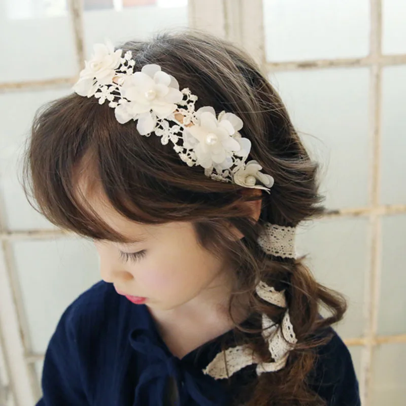 Korean Fashion Sweet Princess Headband Long Lace Ribbon Flower Hairbands Wreath Girls Headwear Kids Hair Accessories
Korean Fashion Sweet Princess Headband Long Lace Ribbon Flower Hairbands Wreath Girls Headwear Kids Hair Accessories