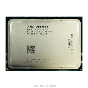 AMD Opteron 6174 Op 6174 2.2 GHz Twelve-Core Twelve-Thread 115W CPU Processor OS6174WKTCEGO Socket G34
AMD Opteron 6174 Op 6174 2.2 GHz Twelve-Core Twelve-Thread 115W CPU Processor OS6174WKTCEGO Socket G34