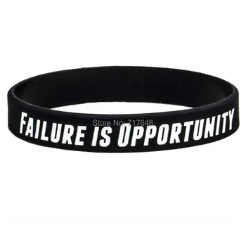 100pcs Inspirational Quote Failure Is Opportunity wristband silicone bracelets free shipping by ePacket A
100pcs Inspirational Quote Failure Is Opportunity wristband silicone bracelets free shipping by ePacket A