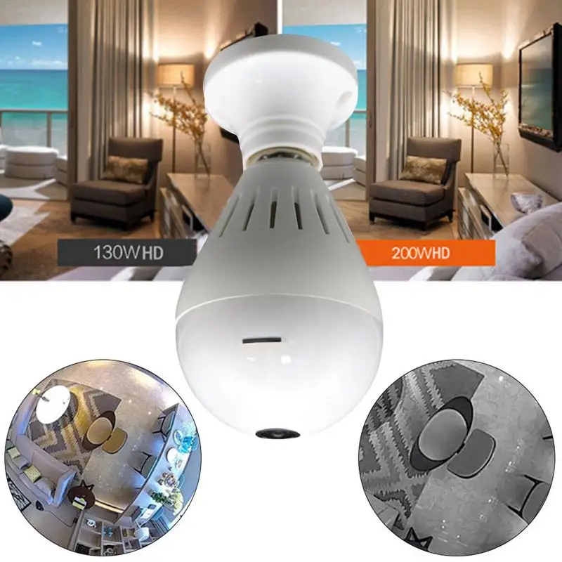 HD Remote Wireless 360 Degree Panoramic Surveillance Camera Smart WIFI Motion Detection Night Vision Security Camera
HD Remote Wireless 360 Degree Panoramic Surveillance Camera Smart WIFI Motion Detection Night Vision Security Camera