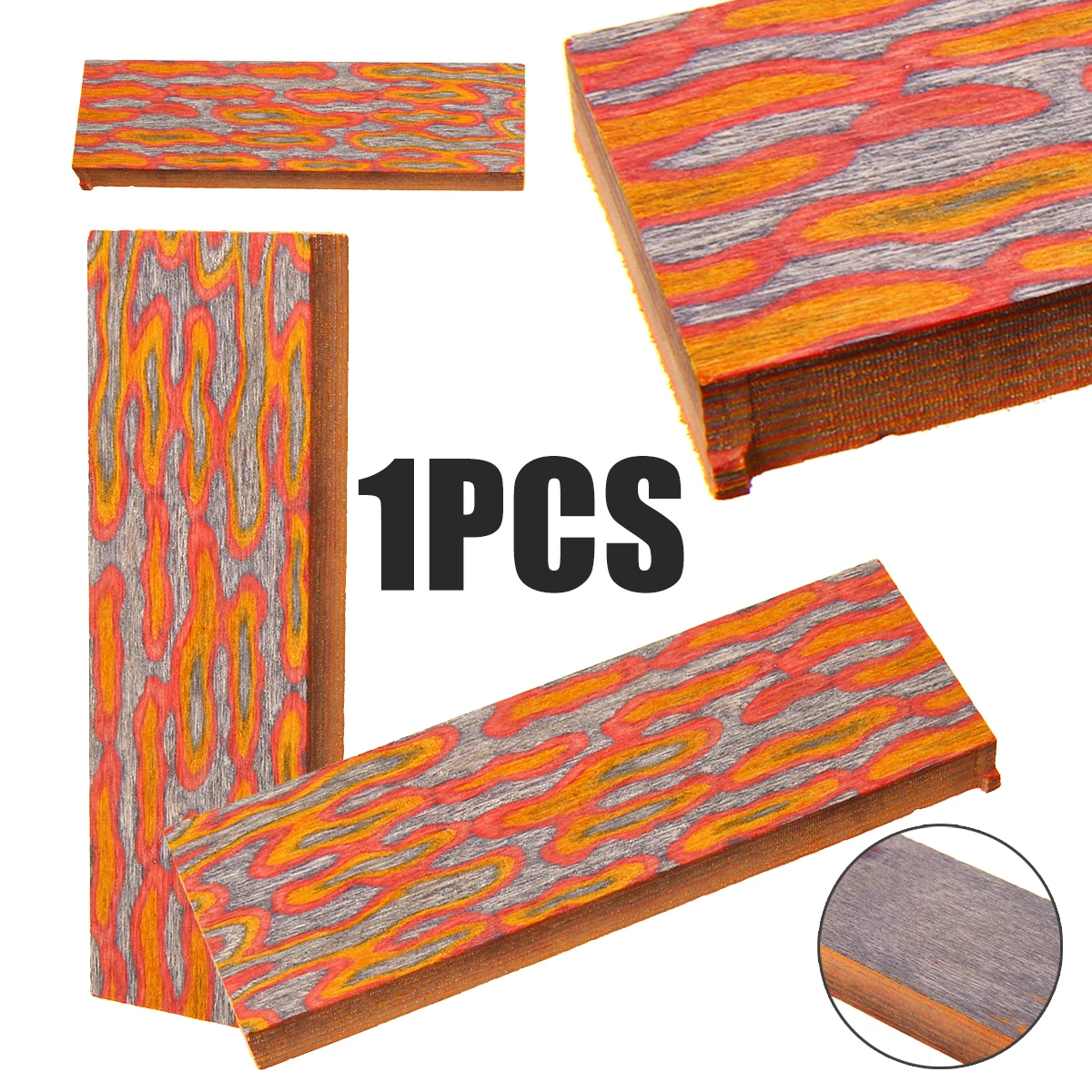 1pc 3D Colorful Wood Blade Handle Material Cutter Making Accessories Blacksmith Supply 120*40*10mm
1pc 3D Colorful Wood Blade Handle Material Cutter Making Accessories Blacksmith Supply 120*40*10mm