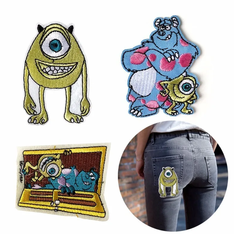 Cartoon Monster University Patches Iron On Embroidered Clothes Badges For Clothing Stickers Garment Apparel Diy Coat Accessory
Cartoon Monster University Patches Iron On Embroidered Clothes Badges For Clothing Stickers Garment Apparel Diy Coat Accessory