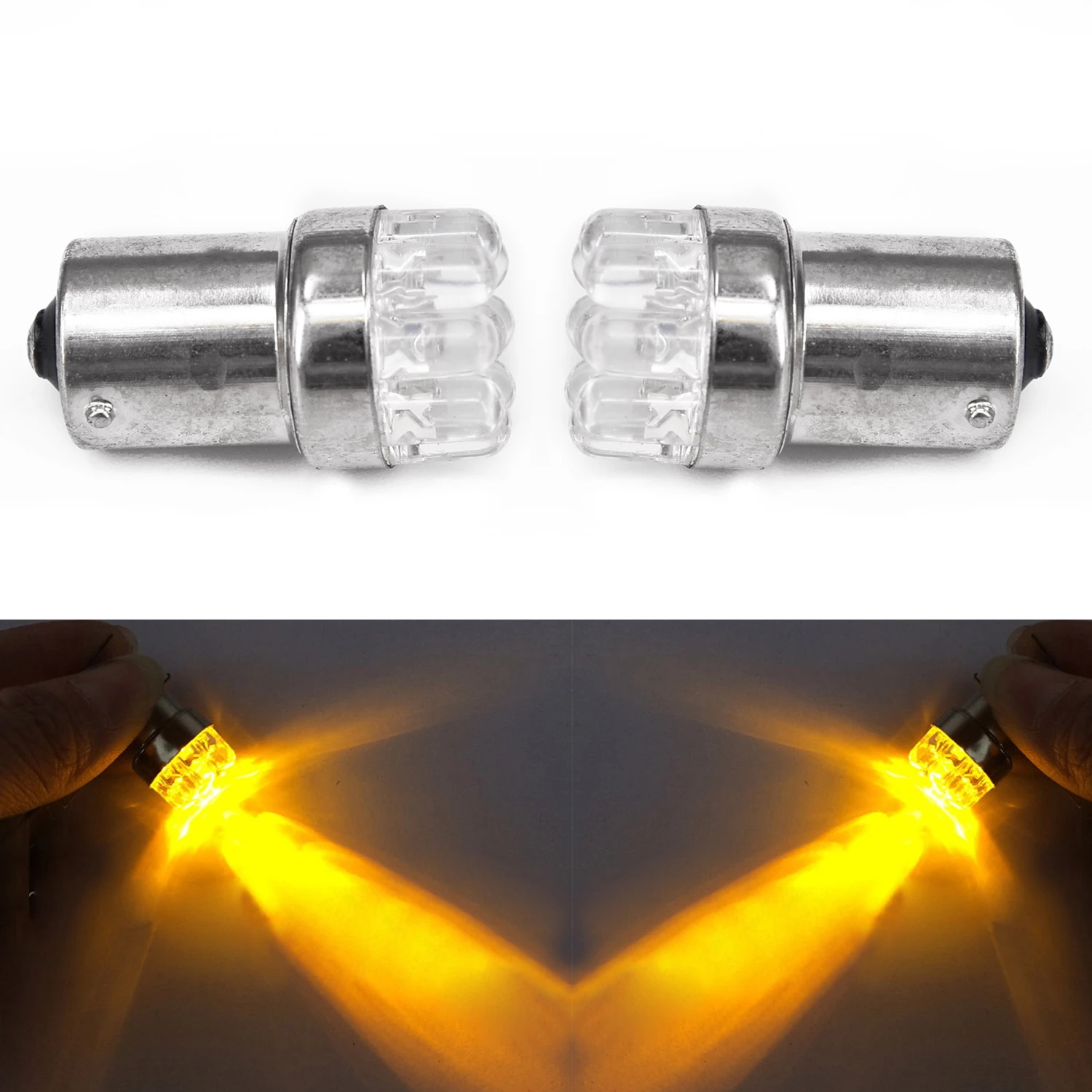 High quality 4pcs 12V 1156 ba15s 9 SMD LED Amber Car Bulbs Light Brake Turn Tail Reverse Lamp
High quality 4pcs 12V 1156 ba15s 9 SMD LED Amber Car Bulbs Light Brake Turn Tail Reverse Lamp
