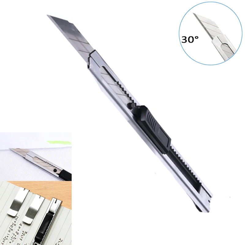 Snap Off Snap-off Blade Opener Parcel Box Package Open Sharp Handicraft Office Stationery Art Cutter Knife Paper Student
Snap Off Snap-off Blade Opener Parcel Box Package Open Sharp Handicraft Office Stationery Art Cutter Knife Paper Student