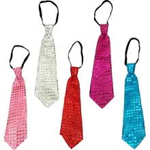 LED Glowing Tie Luminous Tie Dress Up Supplies Props For Children Adult Bar Party