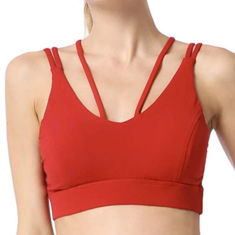 BINAND Women Solid Backless Elastic Sexy Sports Yoga Bra Breathable Sweat-wicking Comfortable Brassiere Sport Woman Fitness Bra
BINAND Women Solid Backless Elastic Sexy Sports Yoga Bra Breathable Sweat-wicking Comfortable Brassiere Sport Woman Fitness Bra