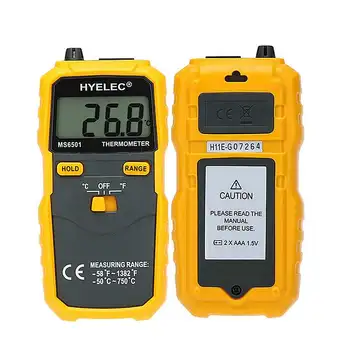 MS6501 LCD Display Termostato Digital Thermometer K Type Thermocouple Termometer With Data Hold Logging
MS6501 LCD Display Termostato Digital Thermometer K Type Thermocouple Termometer With Data Hold Logging