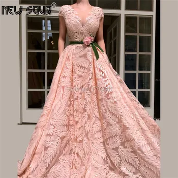 Luxury 2019 Pink Evening Dresses Lace Formal Prom Gowns Saudi Arabic Kaftans Pageant Gown Vestido De festa Long Party Gowns Robe
Luxury 2019 Pink Evening Dresses Lace Formal Prom Gowns Saudi Arabic Kaftans Pageant Gown Vestido De festa Long Party Gowns Robe