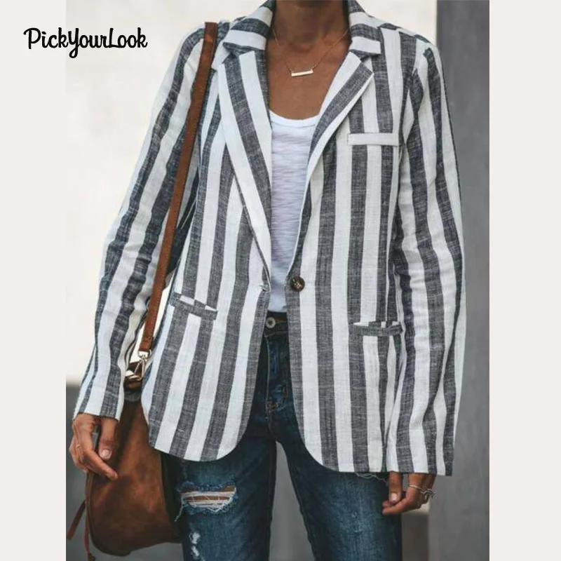 PickYourLook Fashion Vertical Striped Women Coat Long Sleeve Stylish Lady Jacket Casual Wide-waisted Coat Female Jacket Winter
PickYourLook Fashion Vertical Striped Women Coat Long Sleeve Stylish Lady Jacket Casual Wide-waisted Coat Female Jacket Winter