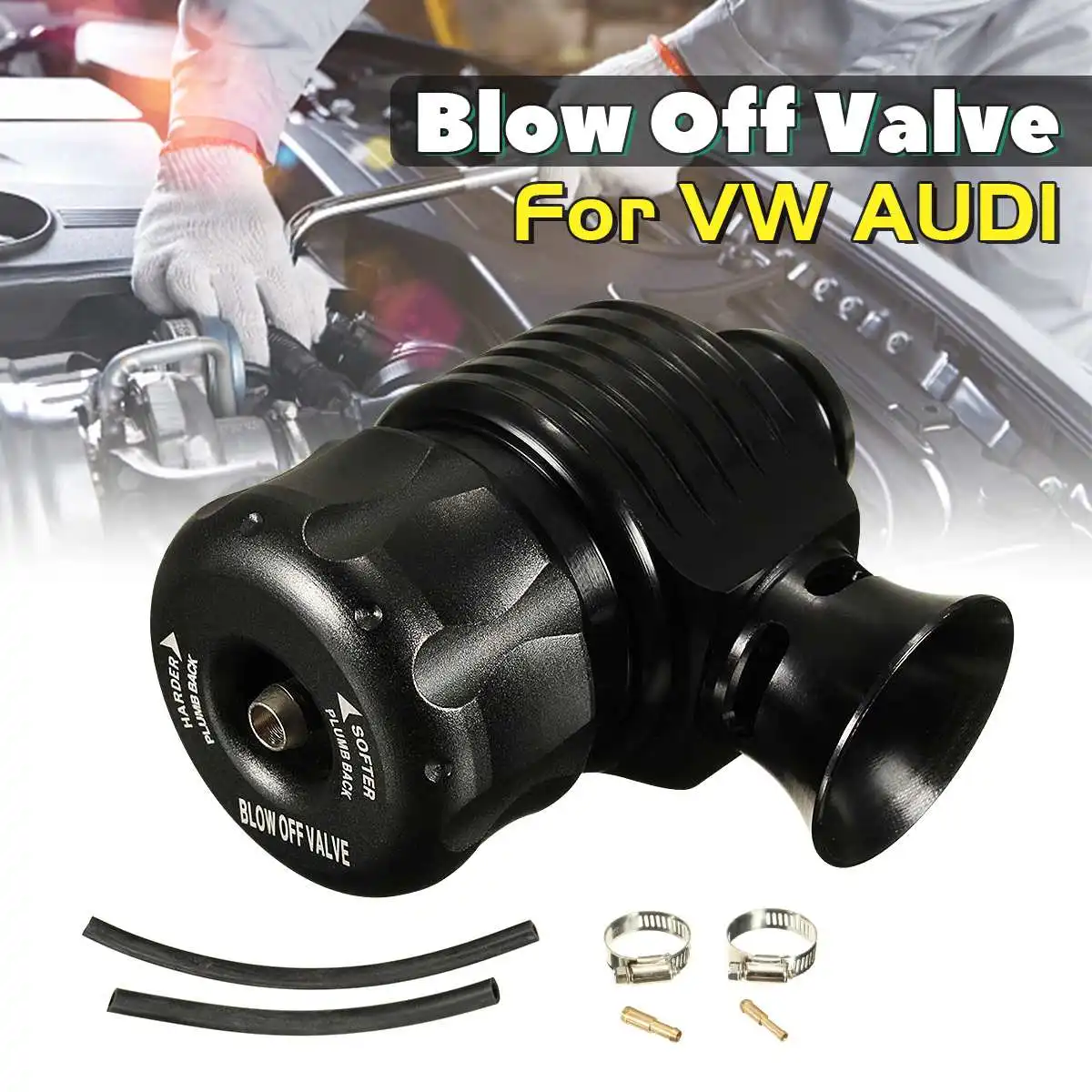 Aluminum Alloy Universal 25mm for Diesel Blow Off Valve Dump Valve Turbo BOV Black
Aluminum Alloy Universal 25mm for Diesel Blow Off Valve Dump Valve Turbo BOV Black