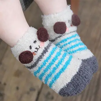 Boys and Girls Baby Cute Christmas Socks 0-3 Year Old Cute Animal Cartoon Coral Pile Autumn Winter Cold Proof Floor Baby Socks
Boys and Girls Baby Cute Christmas Socks 0-3 Year Old Cute Animal Cartoon Coral Pile Autumn Winter Cold Proof Floor Baby Socks