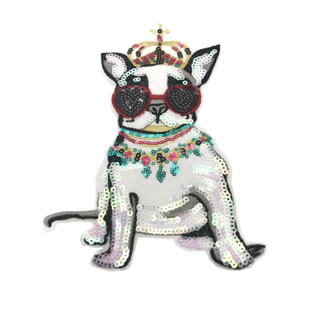 1pc Clothes Patches Crown Puppy Sewing Accessories Cloth Appliques Embroidery Patch for Backpacks Shirts T-shirt Sweater
1pc Clothes Patches Crown Puppy Sewing Accessories Cloth Appliques Embroidery Patch for Backpacks Shirts T-shirt Sweater